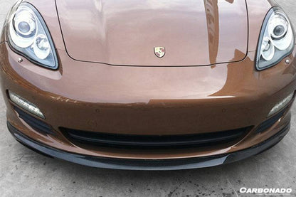 Carbonado 2010-2013 Porsche Panamera 970.1 GMT Style Carbon Fiber Front Lip