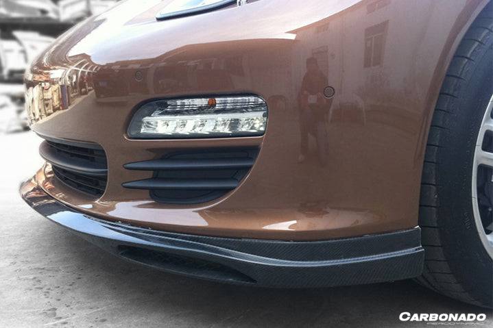 Carbonado 2010-2013 Porsche Panamera 970.1 GMT Style Carbon Fiber Front Lip