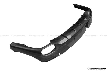 Carbonado 2013-2016 Porsche Panamera 970.2 GMT Style Carbon Fiber Rear Diffuser