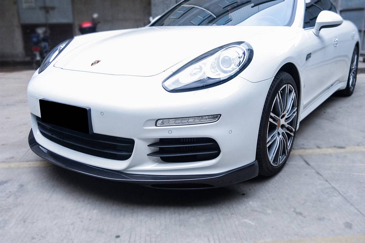 Faldón delantero de fibra de carbono estilo GMT para Porsche Panamera 970.2 Carbonado 2013-2016