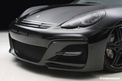Carbonado Aero WD Style Front Bumper With LED Light | 2010-2013 Porsche Panamera 970.1