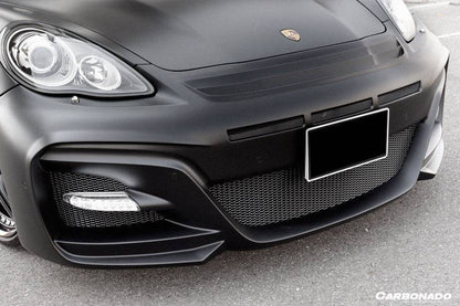 Carbonado Aero WD Style Front Bumper With LED Light | 2010-2013 Porsche Panamera 970.1