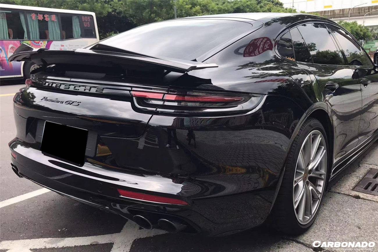 Alerón de maletero de fibra de carbono seco estilo Porsche Panamera 971 TA Carbonado 2017-2023
