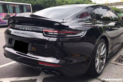 Alerón de maletero de fibra de carbono seco estilo Porsche Panamera 971 TA Carbonado 2017-2023