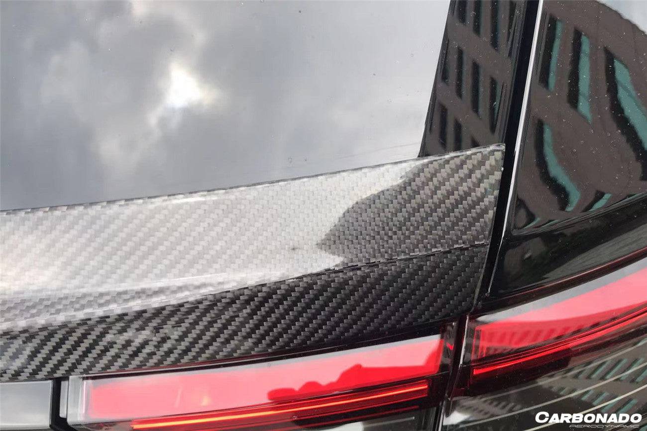 Alerón de maletero de fibra de carbono seco estilo Porsche Panamera 971 TA Carbonado 2017-2023