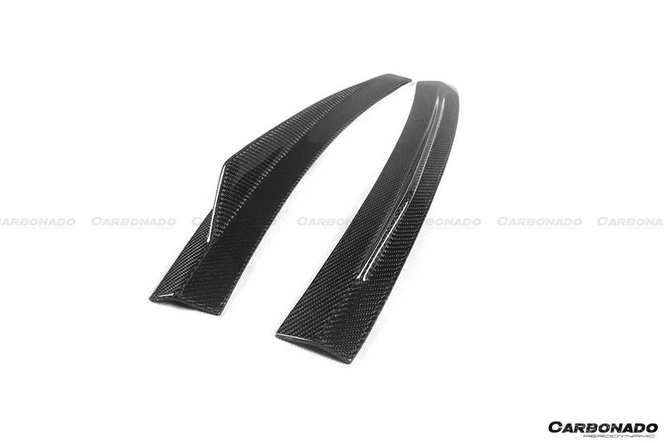 Alerón de maletero de fibra de carbono seco estilo Porsche Panamera 971 TA Carbonado 2017-2023