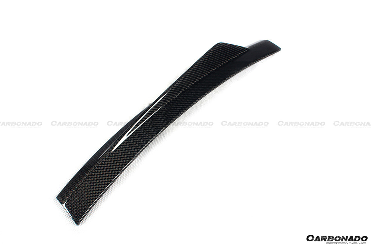 Alerón de maletero de fibra de carbono seco estilo Porsche Panamera 971 TA Carbonado 2017-2023