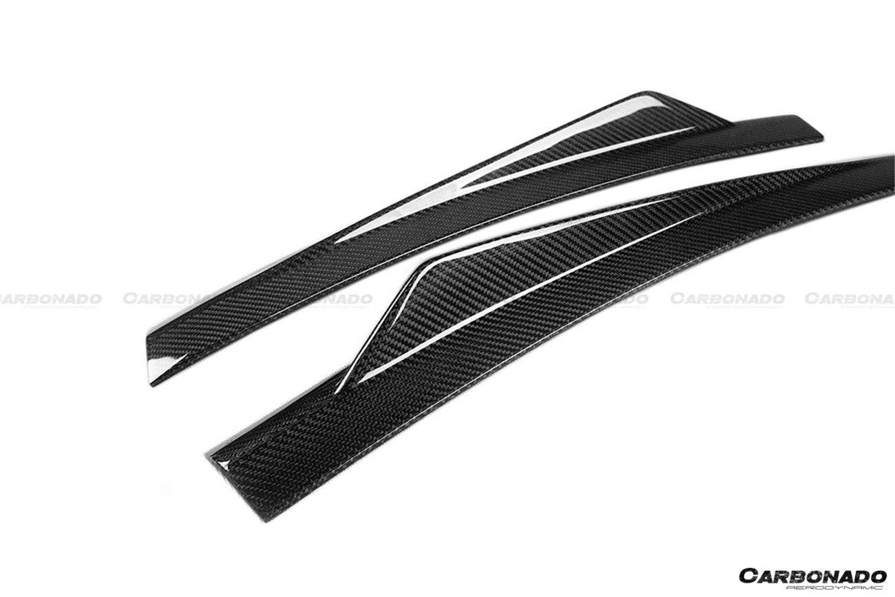 Alerón de maletero de fibra de carbono seco estilo Porsche Panamera 971 TA Carbonado 2017-2023