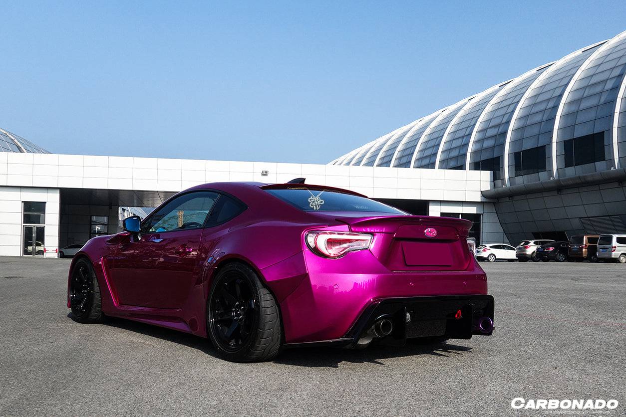 Alerón de techo estilo AMN para SCION FRS y Subaru BRZ Carbonado 2012-2021