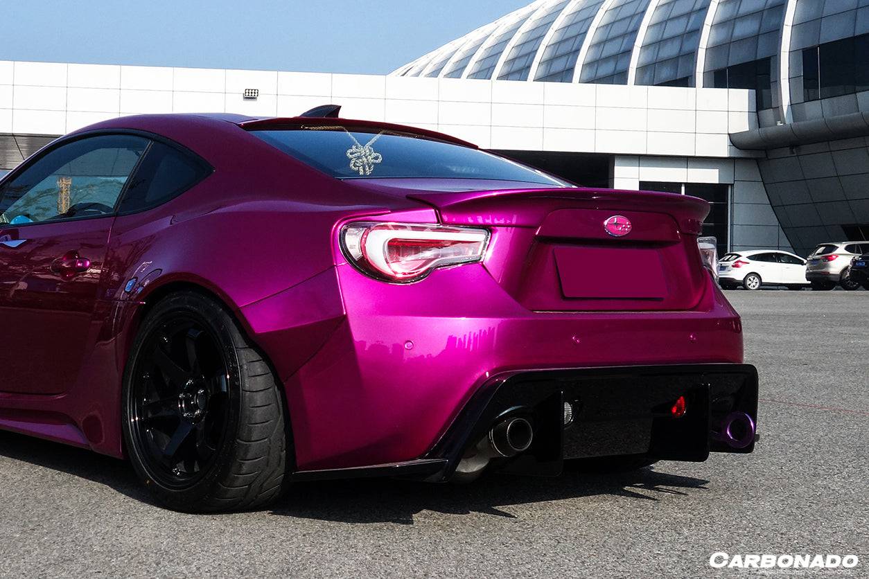 Alerón de techo estilo AMN para SCION FRS y Subaru BRZ Carbonado 2012-2021