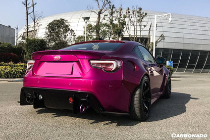 Difusor trasero estilo AMN para SCION FRS y Subaru BRZ Carbonado 2012-2021