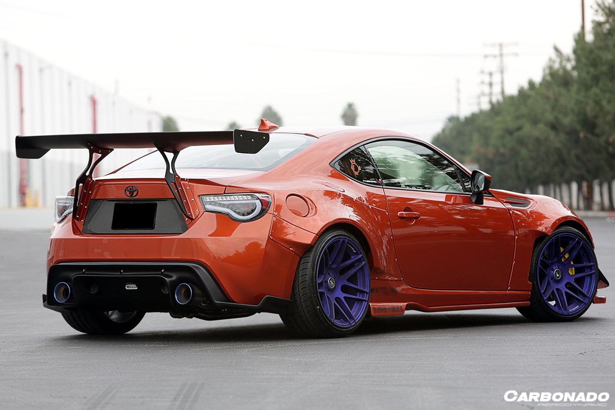 Carbonado 2012-2020 Scion FRS   Toyota GT86  Subaru BRZ RBY1 Style Carbon Fiber Rear Lip