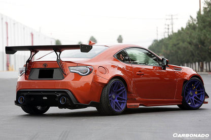 Carbonado 2012-2020 Scion FRS & Toyota GT86 & Subaru BRZ RBY1 Style Carbon Fiber Side Skirts