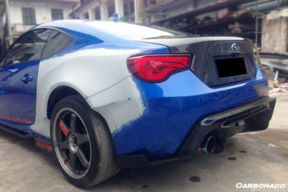 Carbonado 2012-2020 Scion FRS   Toyota GT86  Subaru BRZ RBY1 Style Carbon Fiber Rear Lip