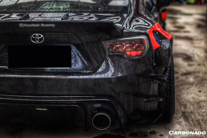 Alerón de cola de pato estilo Carbonado 2012-2020 Scion FRS Toyota GT86 Subaru BRZ RBY3