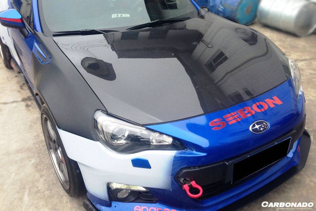 Carbonado 2012-2020 Scion FRS & Toyota GT86 & Subaru BRZ OEM Style Carbon Fiber Hood
