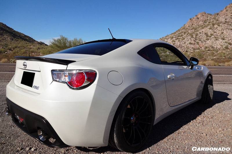 Carbonado 2012-2020 Scion FRS & Toyota GT86 & Subaru BRZ SIB Style Carbon Fiber Trunk Spoiler