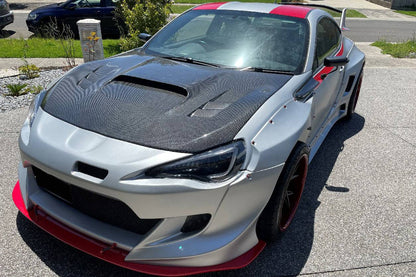 Capó estilo Carbonado para Scion FRS, Toyota GT86 y Subaru BRZ WRC (2012-2020)