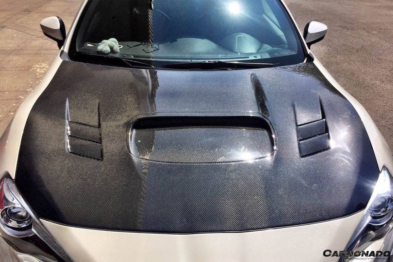 Capó estilo Carbonado para Scion FRS, Toyota GT86 y Subaru BRZ WRC (2012-2020)