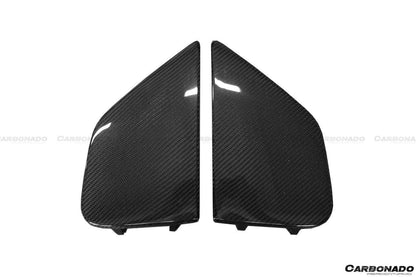 Carbonado 2012-2016 Subaru BRZ CB Style Carbon Fiber Front Bumper Canard & Foglight Cover