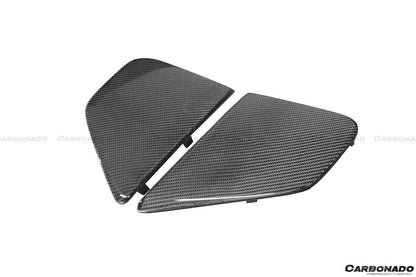 Carbonado 2012-2016 Subaru BRZ CB Style Carbon Fiber Front Bumper Canard & Foglight Cover