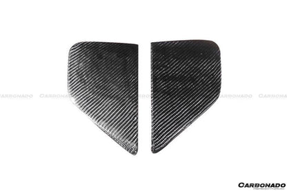 Carbonado 2012-2016 Subaru BRZ CB Style Carbon Fiber Front Bumper Canard & Foglight Cover