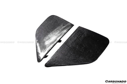 Carbonado 2012-2016 Subaru BRZ CB Style Carbon Fiber Front Bumper Canard & Foglight Cover