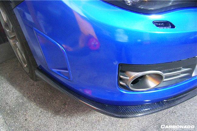 Carbonado 2008-2011 Subaru Impreza HB JS Style Carbon Fiber Front Lip