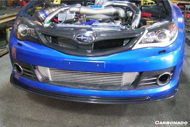 Carbonado 2008-2011 Subaru Impreza HB JS Style Carbon Fiber Front Lip
