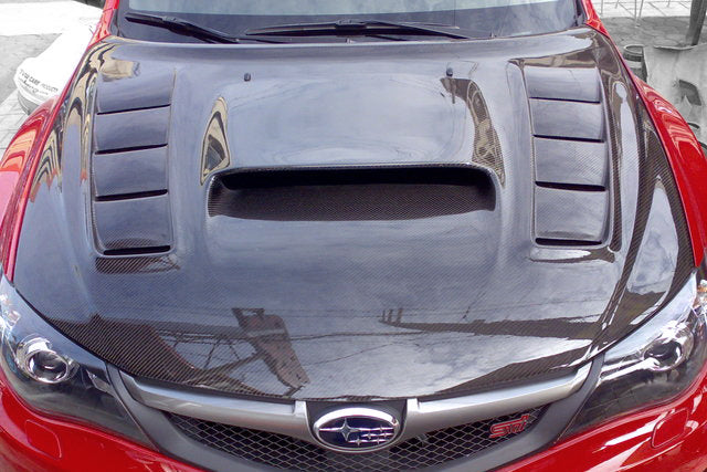 Carbonado 2008-2011 Subaru Impreza Wrx   Sti Vrs Style Hood