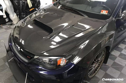Carbonado 2008-2011 Subaru Impreza Wrx   Sti Vrs Style Hood