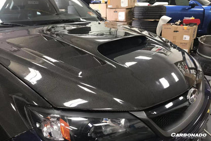 Carbonado 2008-2011 Subaru Impreza Wrx   Sti Vrs Style Hood