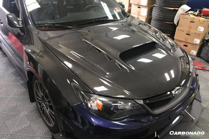 Carbonado 2008-2011 Subaru Impreza Wrx   Sti Vrs Style Hood