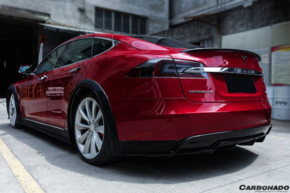 Carbonado RS Style Rear Lip | 2012-2015 Tesla Model S