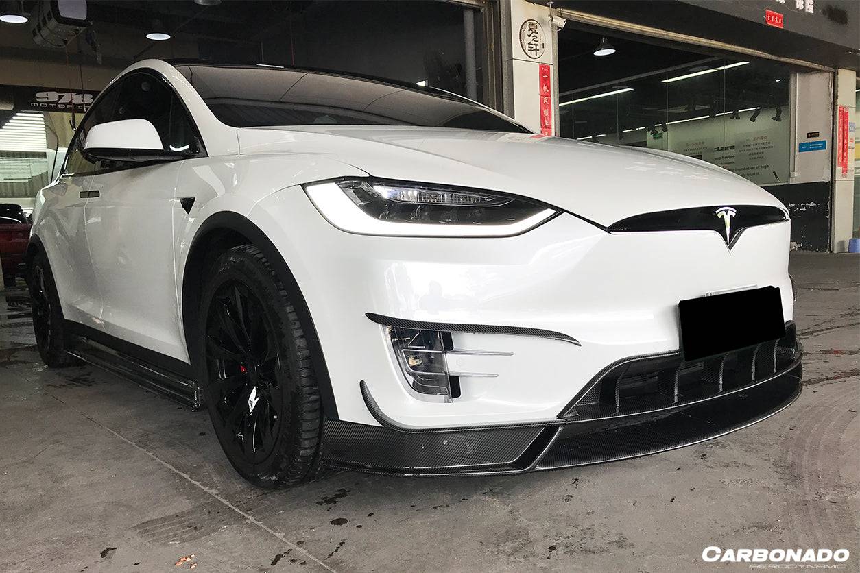 Carbonado 2016-2021 Tesla Model X SUV RZS Style Carbon Fiber Full Kit