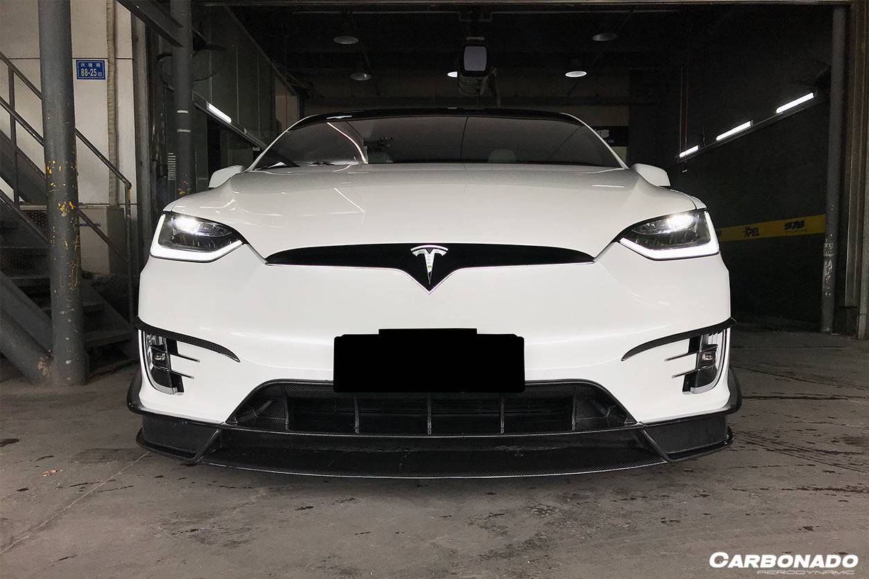 Carbonado 2016-2021 Tesla Model X SUV RZS Style Carbon Fiber Full Kit