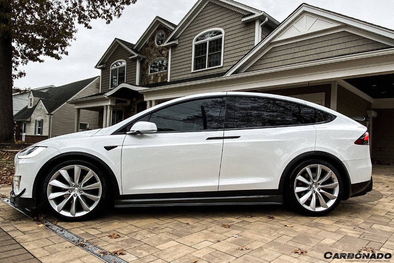 Carbonado 2016-2021 Tesla Model X SUV RZS Style Carbon Fiber Full Kit