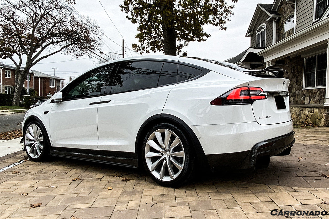 Carbonado 2016-2021 Tesla Model X SUV RZS Style Carbon Fiber Full Kit