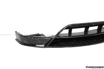 Carbonado 2016-2021 Tesla Model X SUV RZS Style Carbon Fiber Front Lip