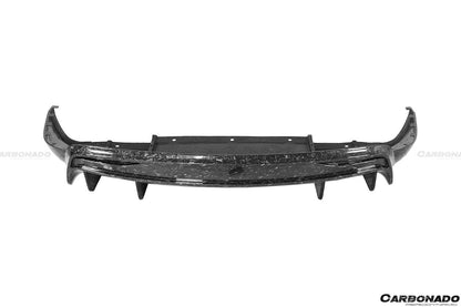 Carbonado 2016-2018 Tesla Model X SUV RZS Style Carbon Fiber Rear Lip