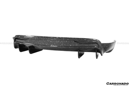 Carbonado 2016-2018 Tesla Model X SUV RZS Style Carbon Fiber Rear Lip