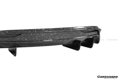 Carbonado 2016-2018 Tesla Model X SUV RZS Style Carbon Fiber Rear Lip