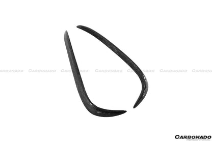 Carbonado 2016-2021 Tesla Model X SUV RZS Style Carbon Fiber Front Canards