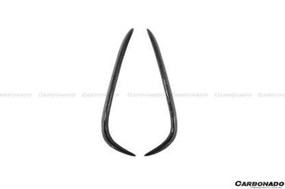 Carbonado 2016-2021 Tesla Model X SUV RZS Style Carbon Fiber Front Canards