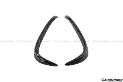 Parachoques trasero de fibra de carbono estilo RZS para SUV Tesla Model X Carbonado 2016-2021