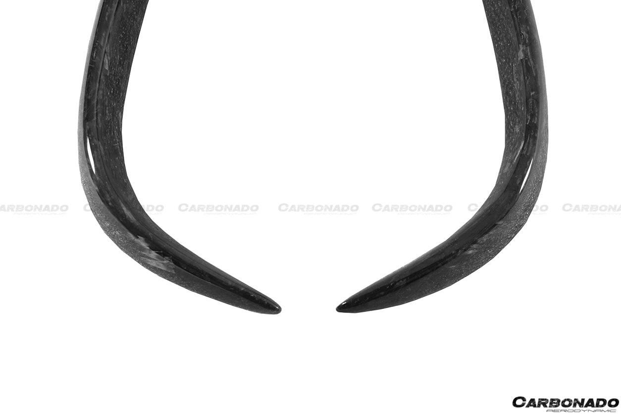 Parachoques trasero de fibra de carbono estilo RZS para SUV Tesla Model X Carbonado 2016-2021