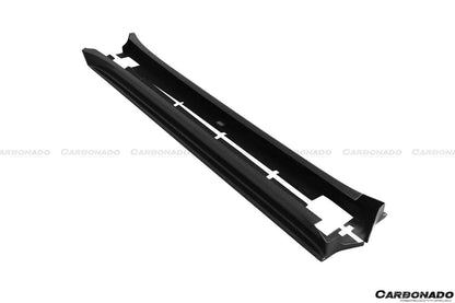 Carbonado 2016-2021 Tesla Model X SUV RZS Style Carbon Fiber Side Skirts