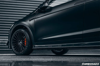 Carbonado 2016-2021 Tesla Model X SUV RZS Style Carbon Fiber Full Kit