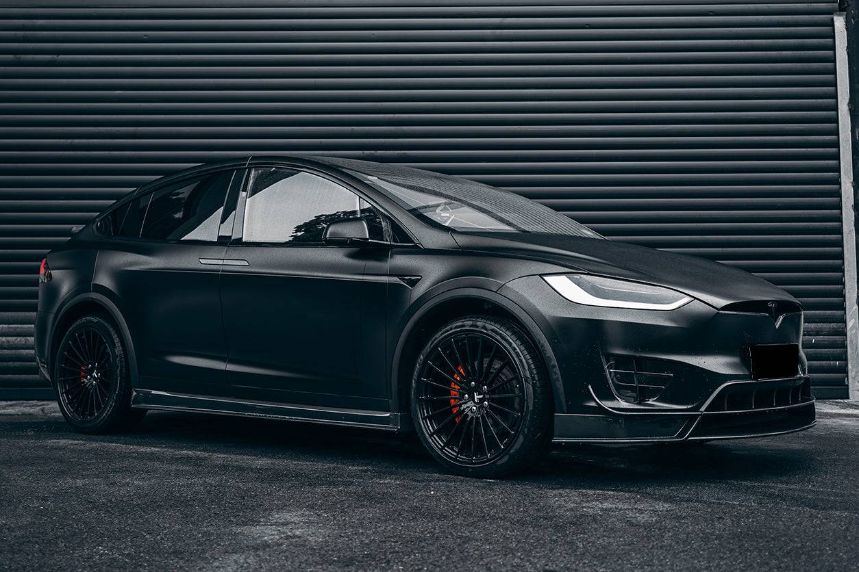 Carbonado 2016-2021 Tesla Model X SUV RZS Style Carbon Fiber Full Kit