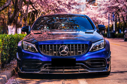 Carbonado AMG Sedan BR Style Front Lip | 2015-2021 Mercedes Benz W205 C63 S